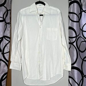 Private Club men’s long sleeve button down shirt size 15.5/32 to 33